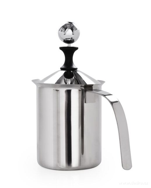 Rozsdamentes fém kézi tejhabosító 500 ml