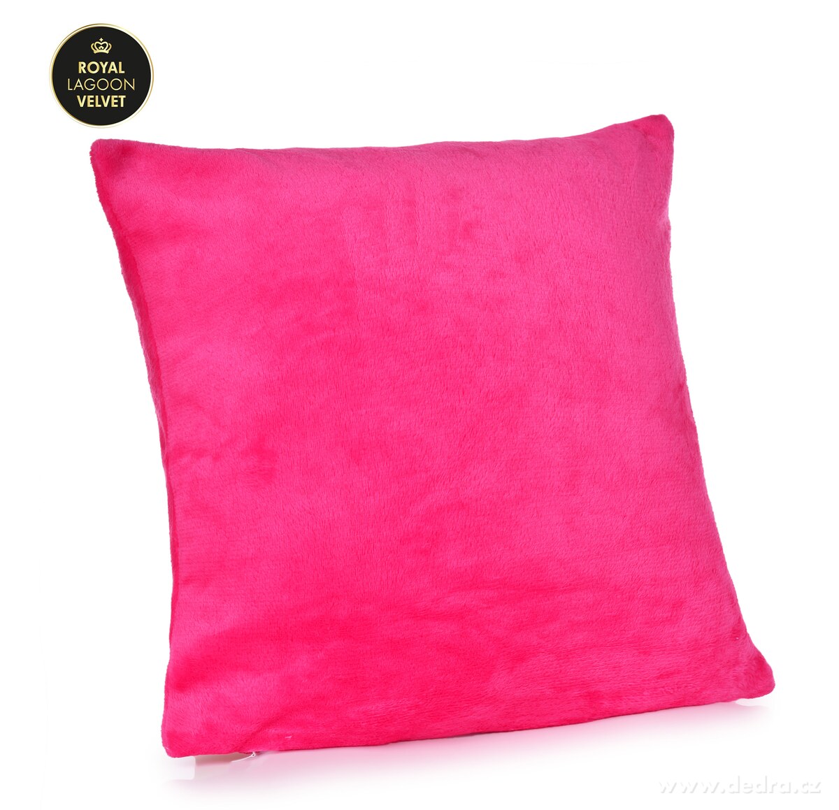 ROYAL LAGOON VELVET párnahuzat 45x45 cm - pink