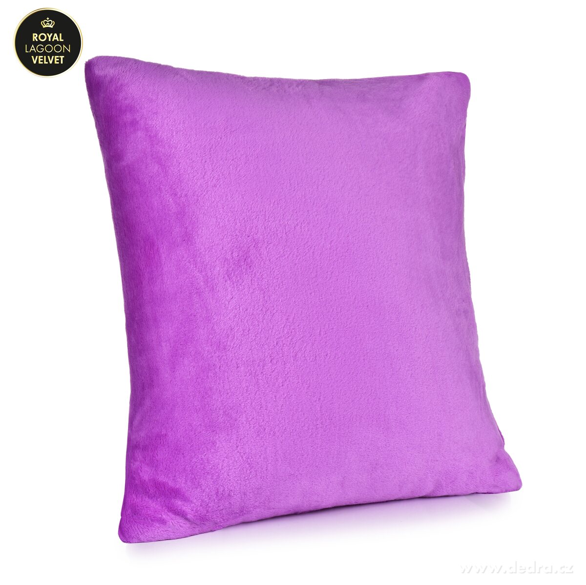ROYAL LAGOON VELVET párnahuzat 45x45 cm- világos lila