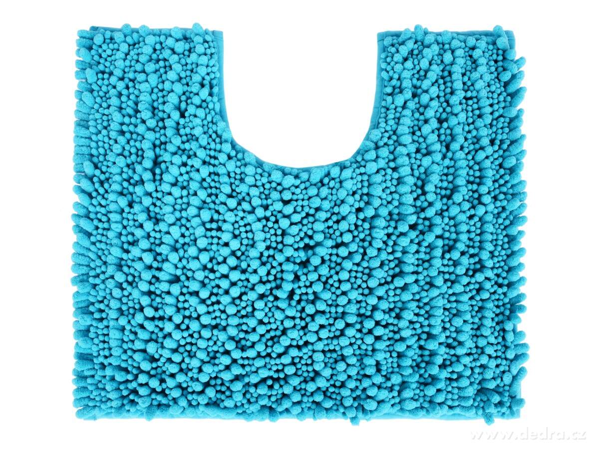 WC szőnyeg 3D CORAL SASANKA 50x45 cm - türkiz