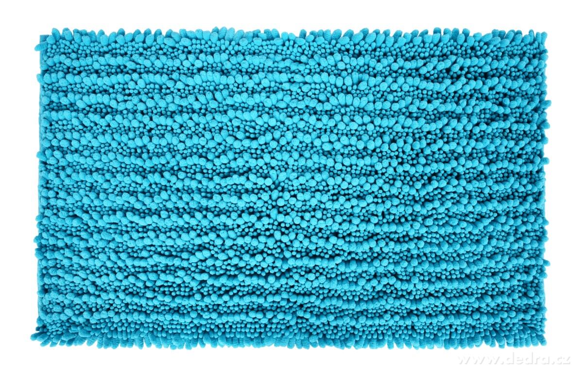 Fürdőszoba szőnyeg 3D CORAL SASANKA 80x50 cm - türkiz
