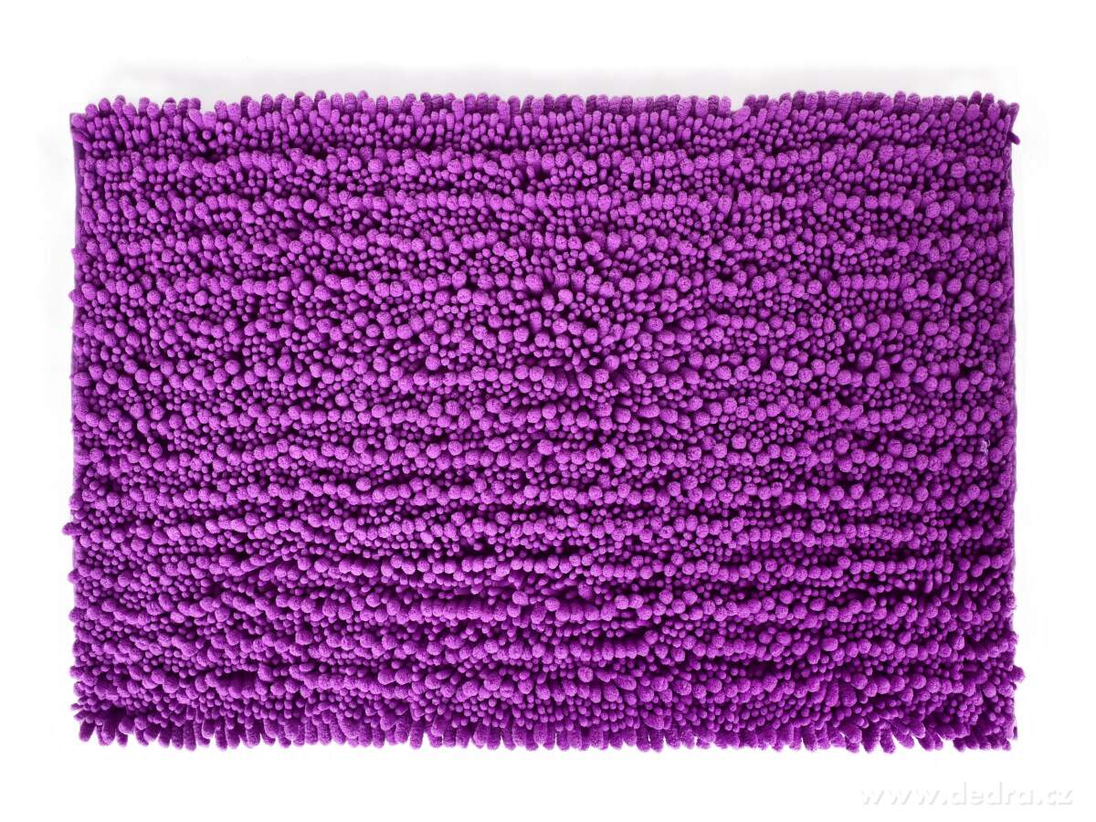 Fürdőszoba szőnyeg 3D CORAL SASANKA 80x50 cm - lila