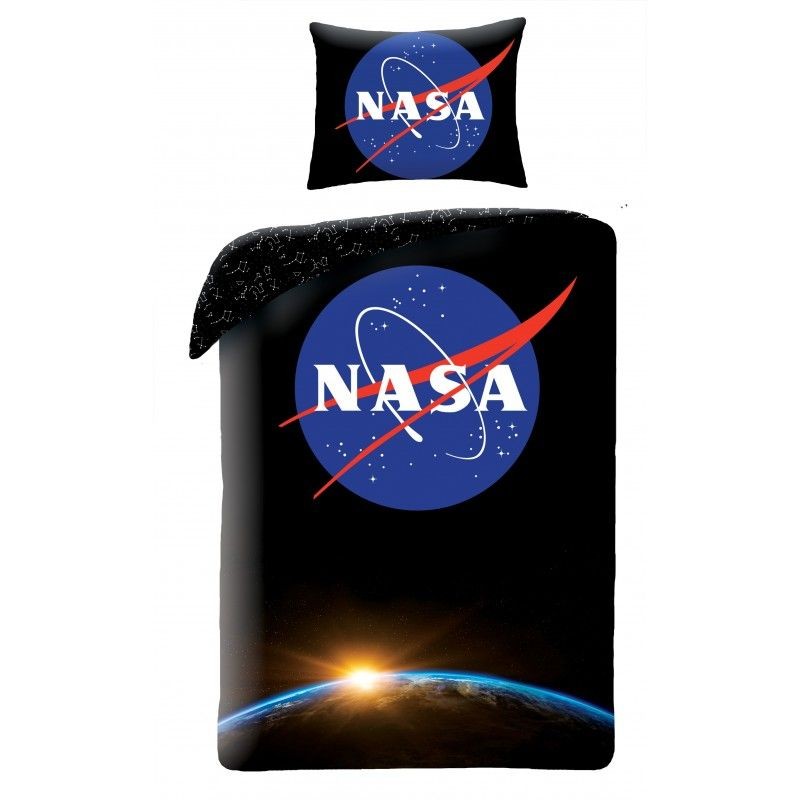 Nasa Black ágyneműhuzat 140x200 cm
