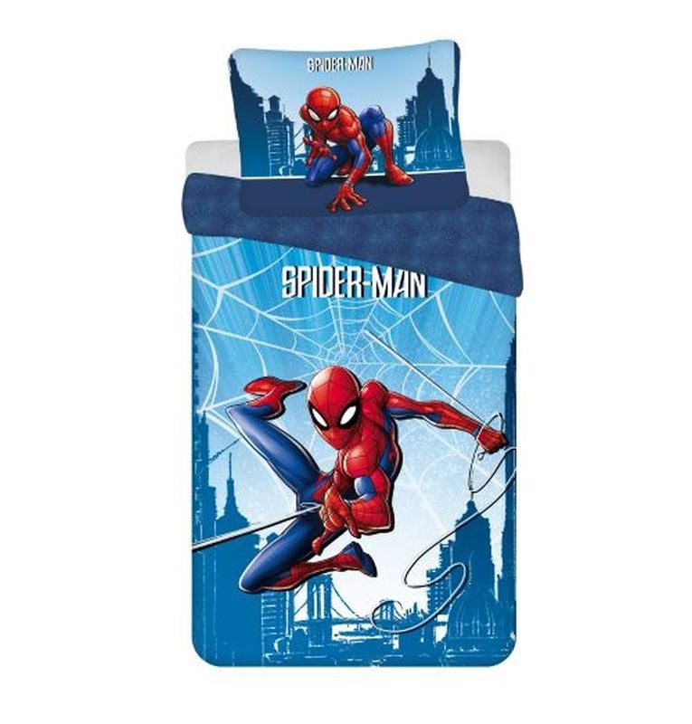 Pókember Spiderman Blue 04 ágyneműhuzat 140 x 200 cm