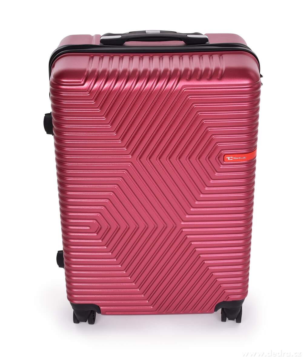 Bőrönd közepes TSA FC TRAVELLER - Bordó
