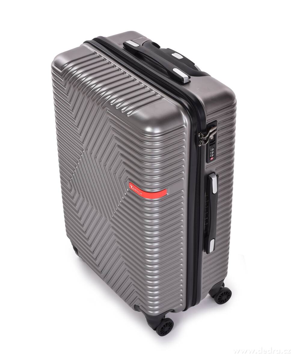 Bőrönd közepes TSA FC TRAVELLER - Szürke