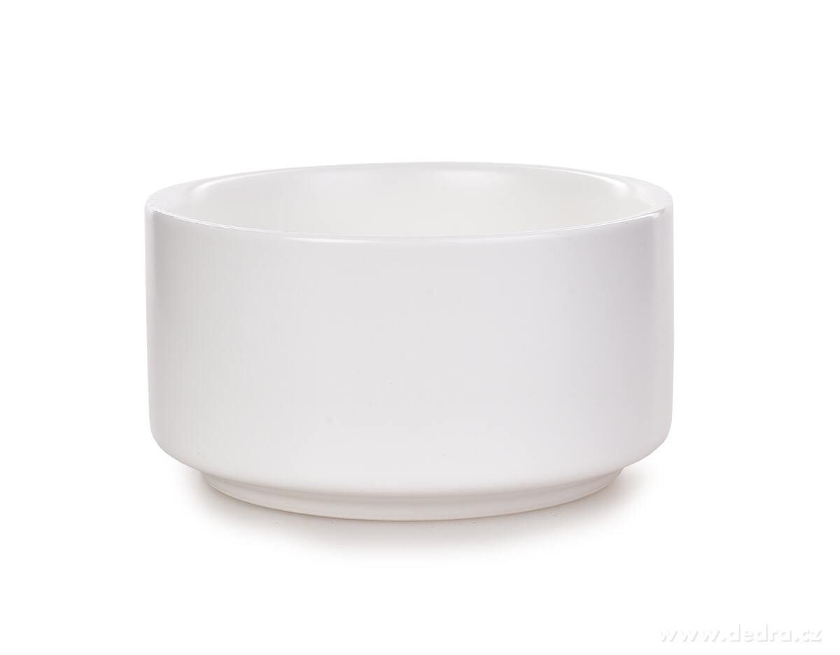 Kerámia tál, virágtál 12,5 cm - Fehér
