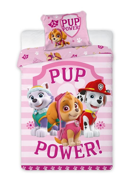 Mancs őrjárat Pup Power ágyneműhuzat 140 x 200 cm