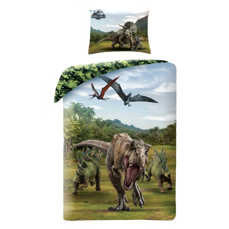 Jurassic Park T-Rex ágyneműhuzat 140x200 cm