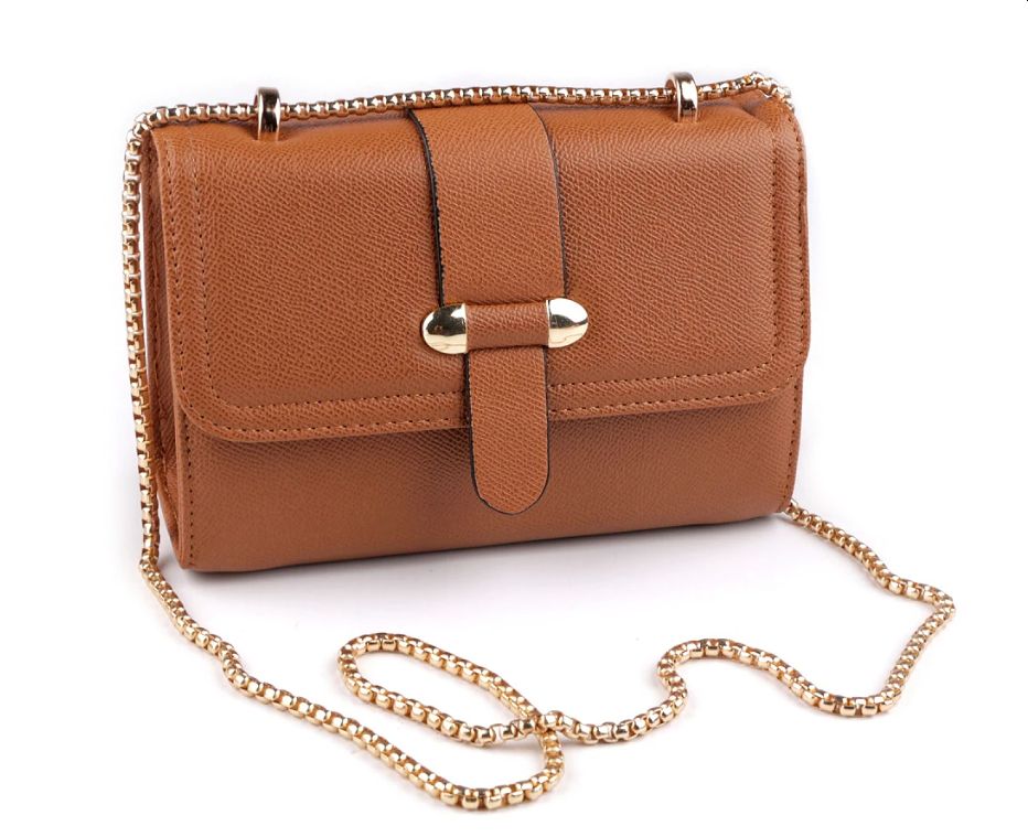 Női crossbody táska 20x14 cm - Barna